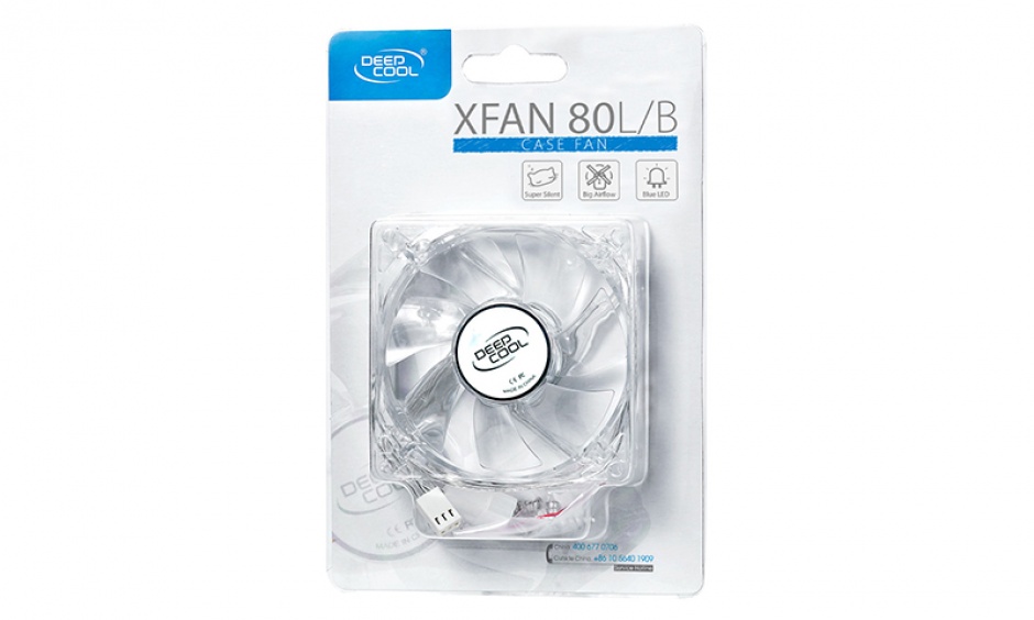 Imagine Cooler Carcasa silentios, DeepCool Xfan 80L-3